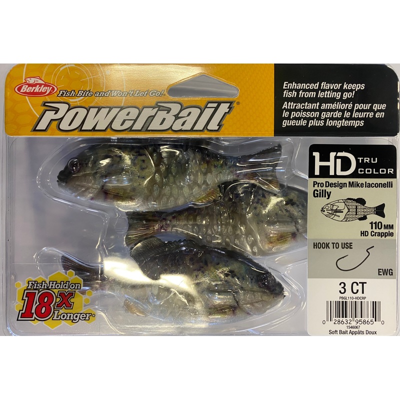 Berkley PowerBait Gilly 110mm HD Crappie 1546067