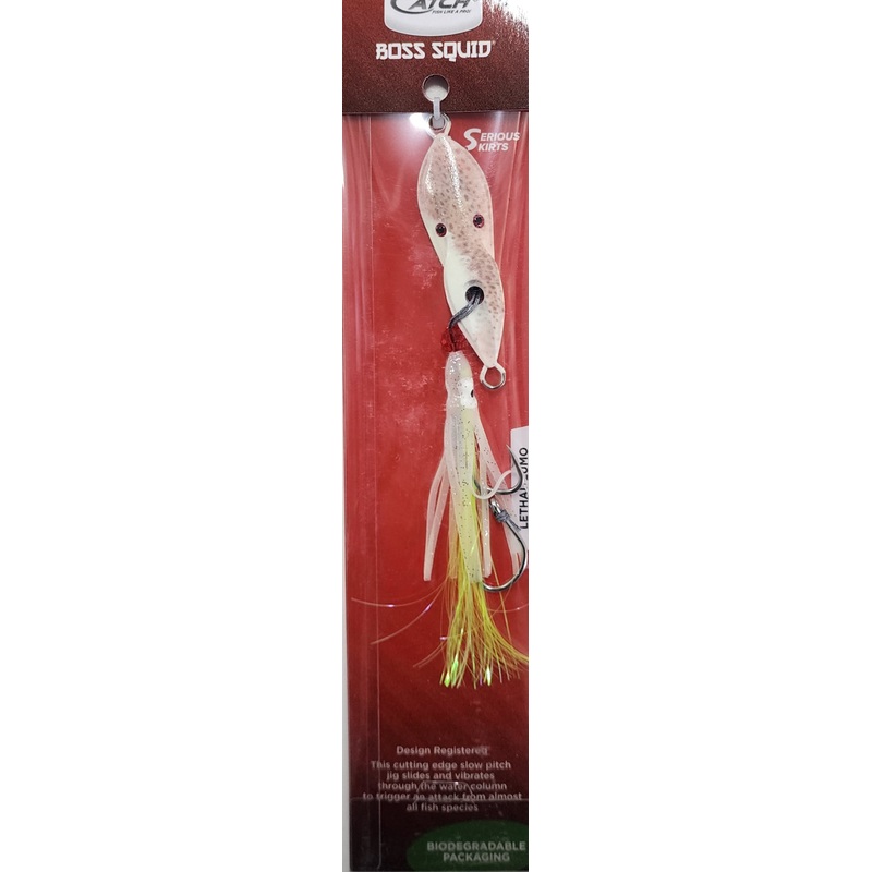 Catch Boss Squid 60gram Jig Lethal Lumo