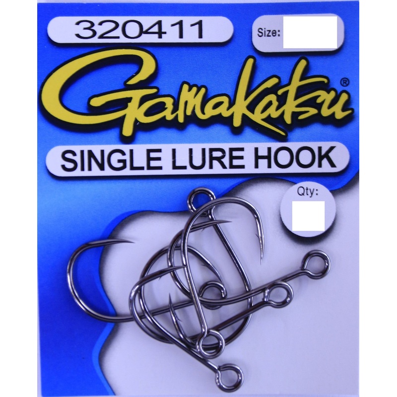 Gamakatsu Single Lure Hook - Size 10, 10 Pieces