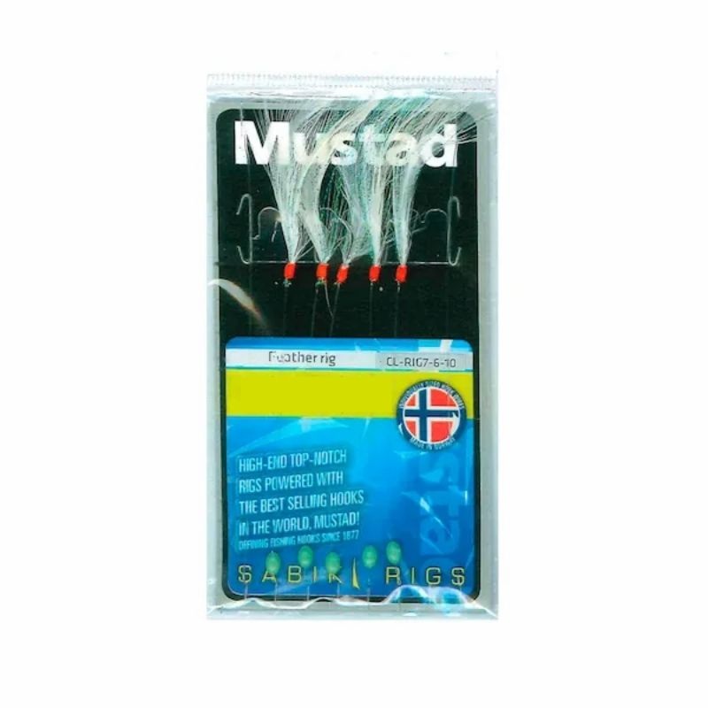 Seuelo Sabiki Mustad Feather Rig // 4, 6, 8