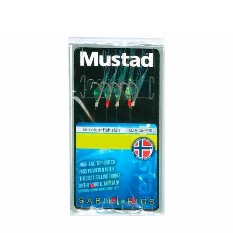 Seuelo Sabiki Mustad Fish Skin Rig Bicolor // 4, 6, 8