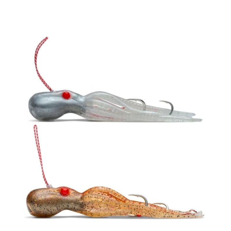 Seuelo Vinilo Mustad Mini Inkvader Con Doble Assist // 20g, 30g
