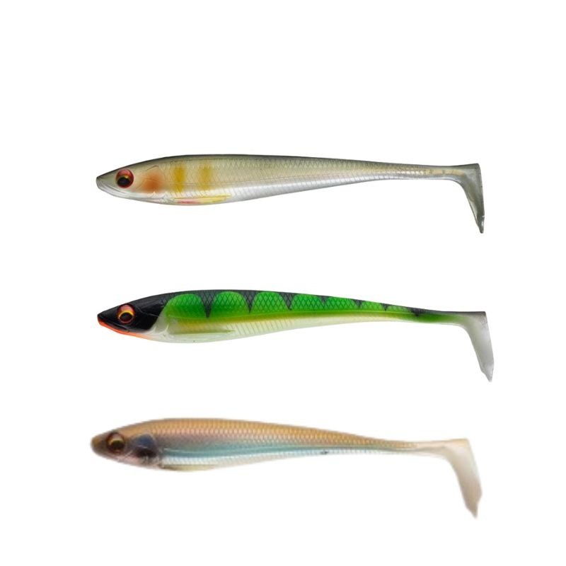Seuelo Vinilo Paddletail Daiwa Prorex Duckfin Shad // 9cm