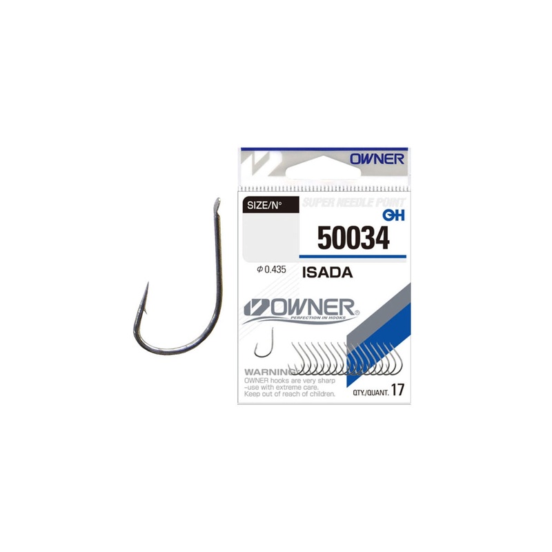 Anzuelo Simple Owner Isada 50034 // 7, 8, 9, 10, 11, 12