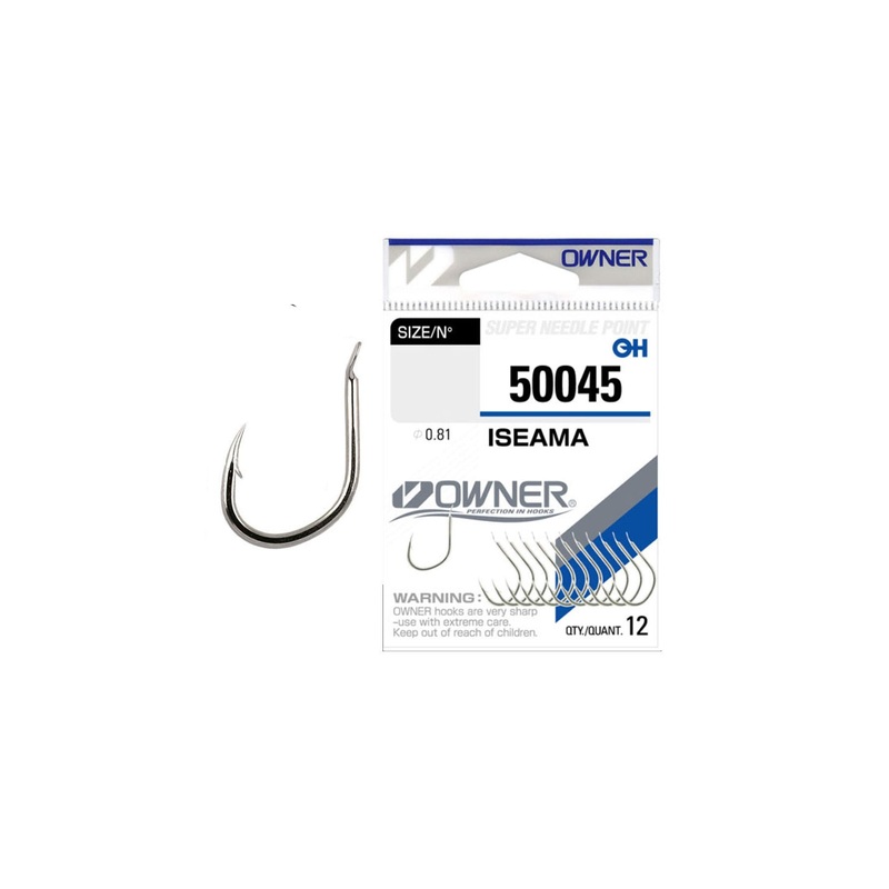 Anzuelo Simple Owner Iseama Nickel 50045