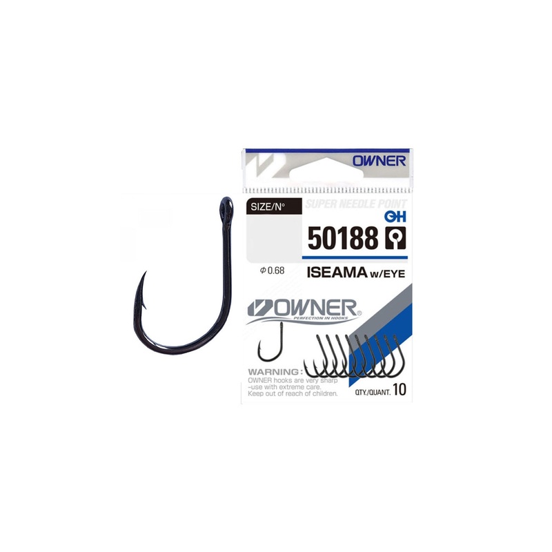 Anzuelo Simple Owner Iseama with Eye 50188
