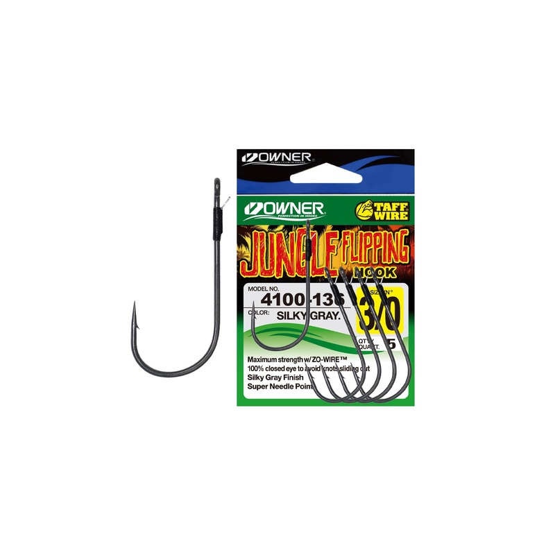 Anzuelo Simple Owner Jungle Flipping Hook 4100 // 3/0, 4/0