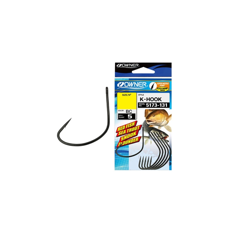 Anzuelo Simple Owner K Hook 5173 // 1, 2, 1/0, 2/0