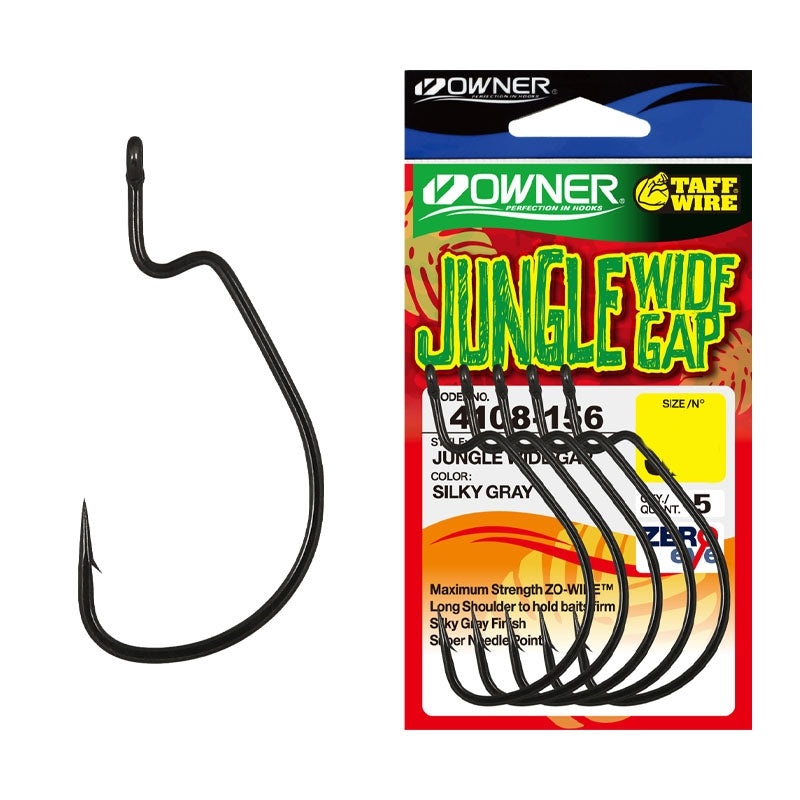 Anzuelo Texas Owner Jungle Wide Gap 4108 // 3/0, 4/0, 5/0, 6/0, 7/0