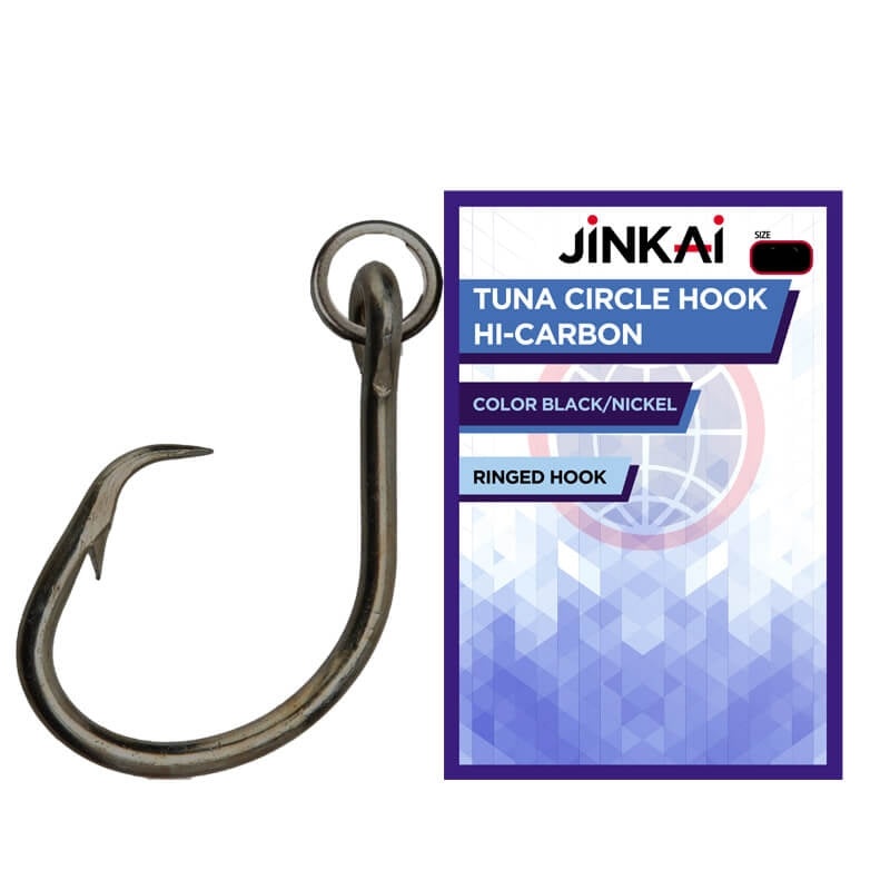 Anzuelo Simple Jinkai Tuna Circle Hook Ringed // 5/0, 6/0, 7/0, 8/0, 9/0, 10/0