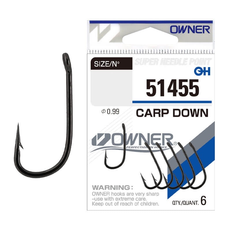 Anzuelo Simple Owner Carp Down 51455 // 6, 4, 2, 1