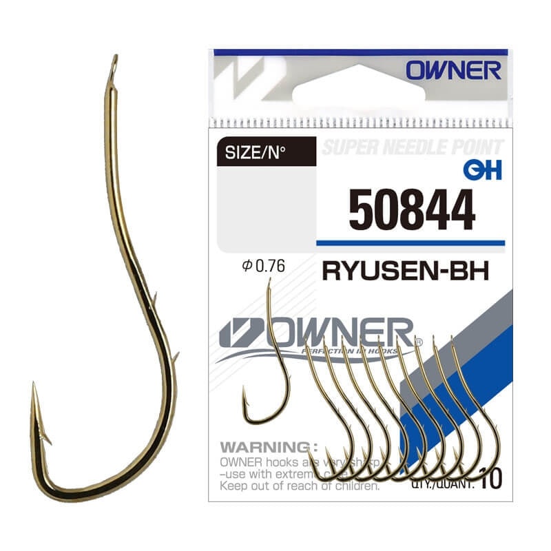 Anzuelo Simple Owner Ryusen-BH 50844 Dorado // 14, 12, 10, 8, 6, 4