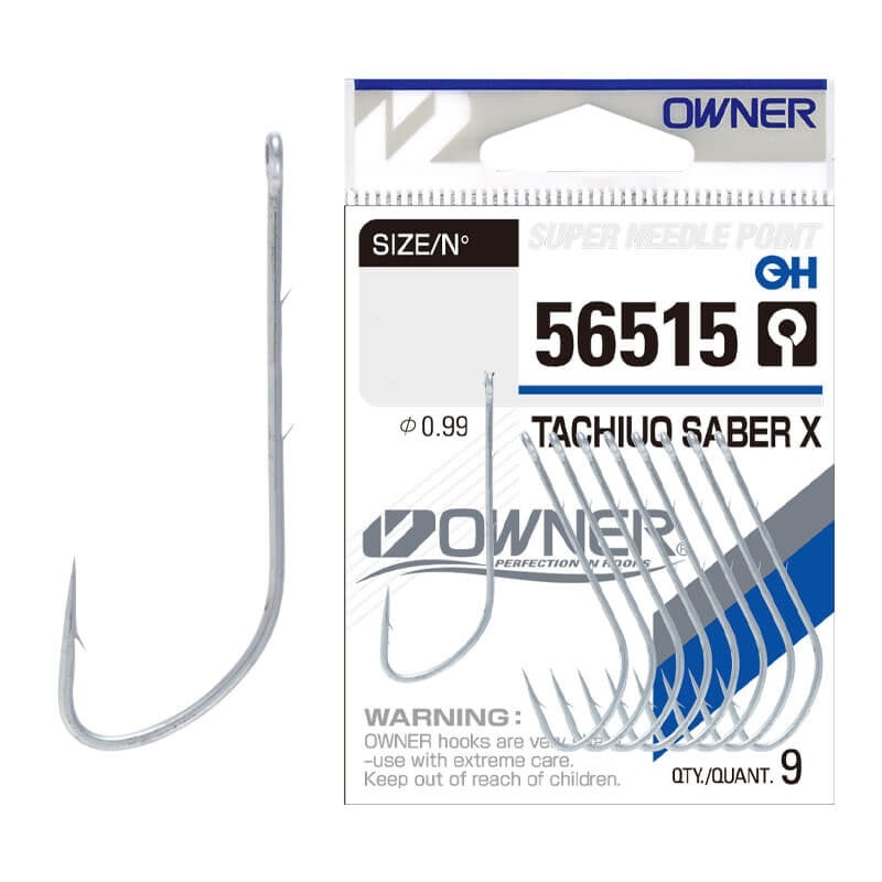 Anzuelo Simple Owner Saber X 56515 // 1, 1/0, 2/0