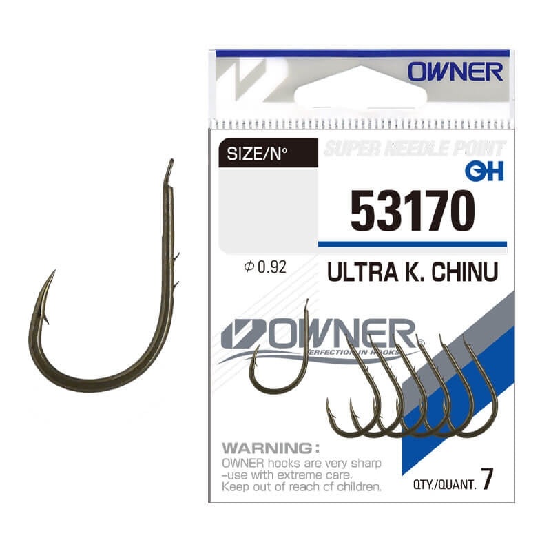Anzuelo Simple Owner Ultra K-Chinu 53170 // 4, 2