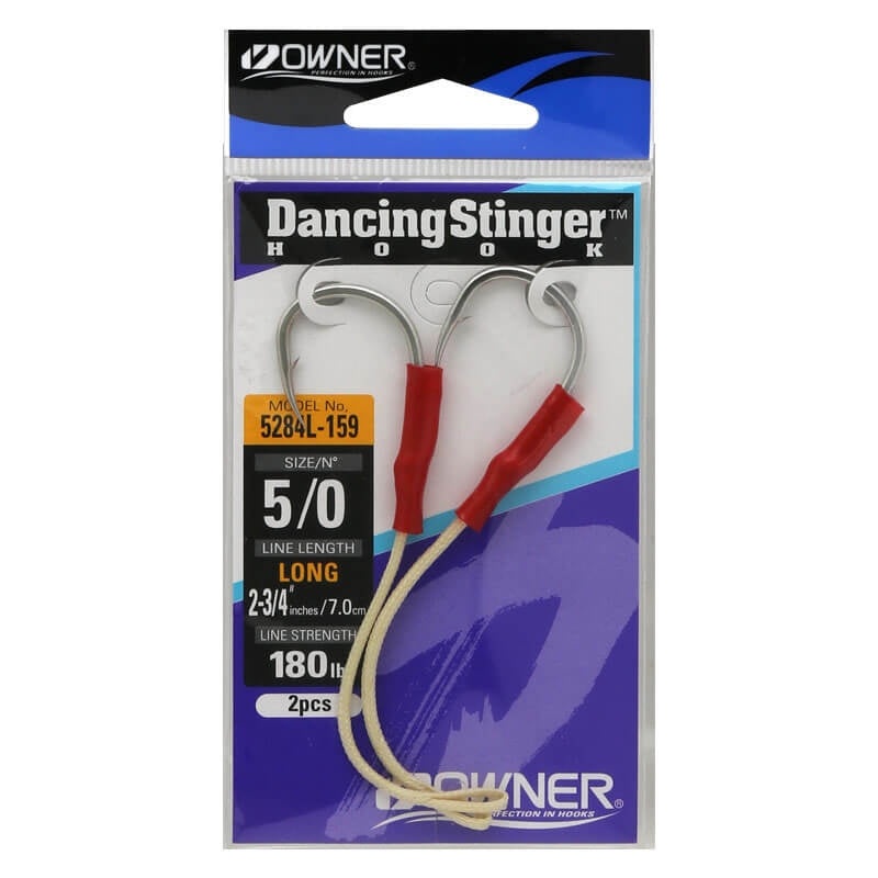 Assist Simple Owner Dancing Stinger 5284L // 5/0, 7/0 / 2uds