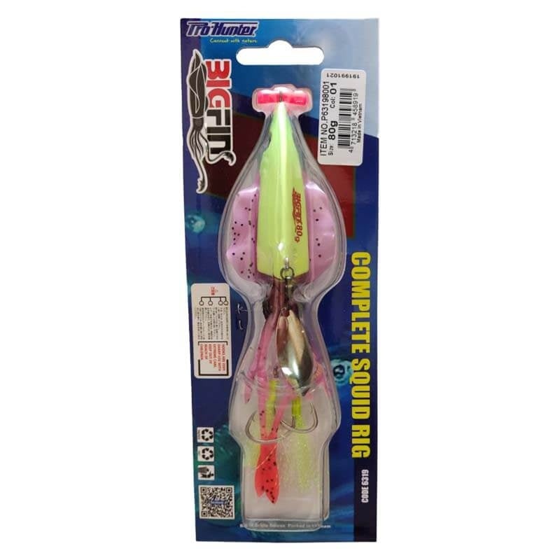 Seuelo Prohunter Big Fins Completo Cuerpo + Plomo 150g